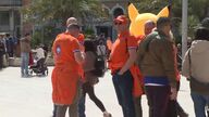 La afición de Países Bajos toma las calles de Valencia antes del partido en Mestalla