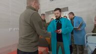 Zelenski acude al frente en el Donbás pocos días después de la visita de Putin a la zona