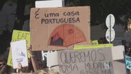 Miles de portugueses se manifiestan en Lisboa por el derecho a una vivienda asequible