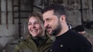 Zelenskiy entrega medallas a soldados de Bajmut