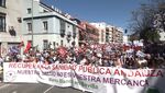 Miles de manifestantes en Andalucía y Canarias defienden la sanidad pública