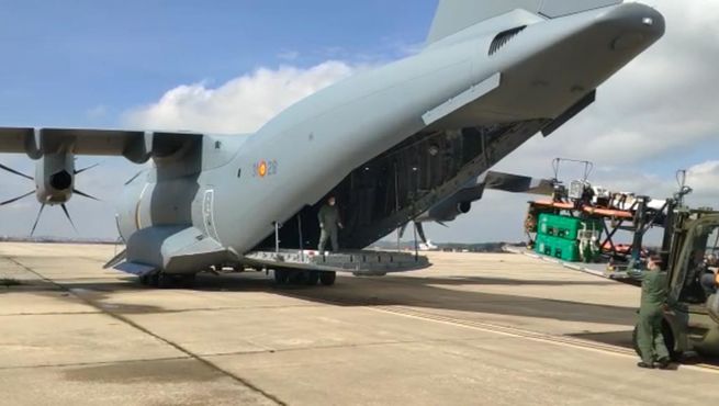 El Ejercito Del Aire Transforma Su Mayor Avion De Transporte En Uno Medicalizado
